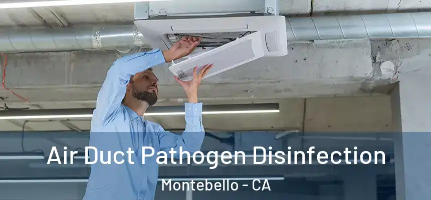  Air Duct Pathogen Disinfection Montebello - CA