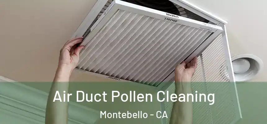 Air Duct Pollen Cleaning Montebello - CA