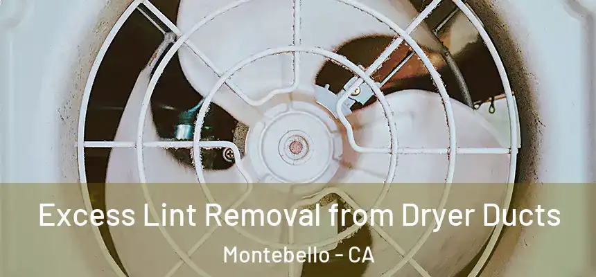  Excess Lint Removal from Dryer Ducts Montebello - CA